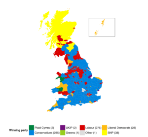 Election forecast map